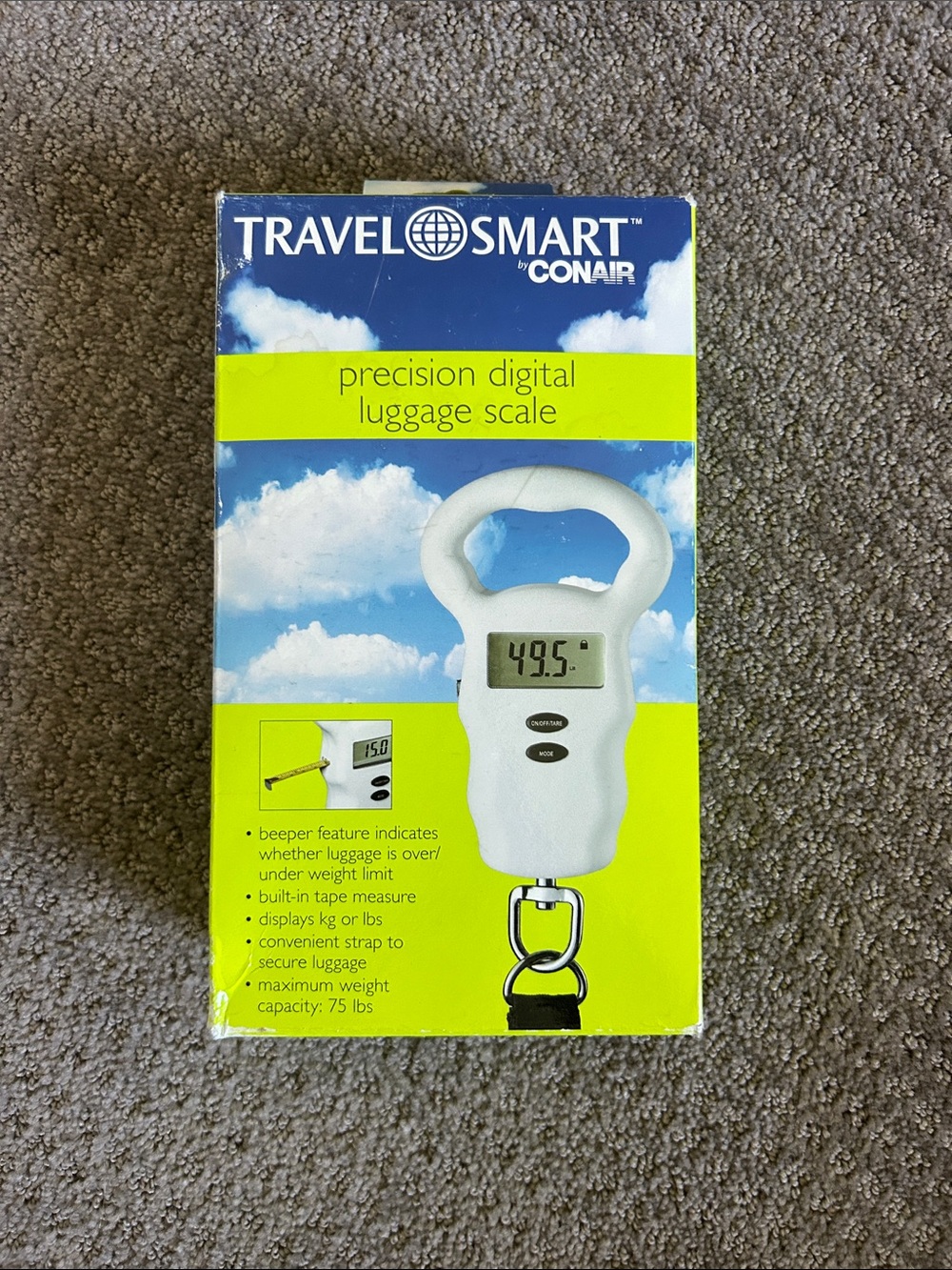 Travel Smart by White Precision Digital Luggage Scale
